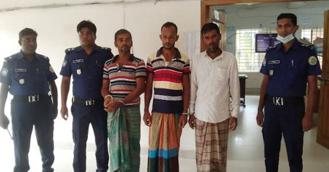 আমতলীতে গরুসহ চোর চক্রের তিন সদস্য গ্রেফতার