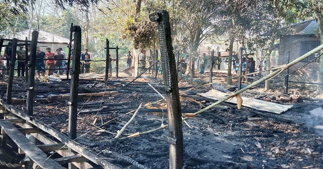 নলছিটিতে মুরগির খামারে দুর্বৃত্তের আগুন
