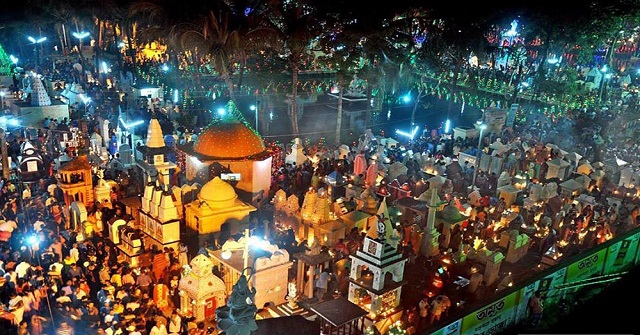বরিশালে উপমহাদেশের সবচেয়ে বড় শ্মশান দিপালী উৎসব কাল
