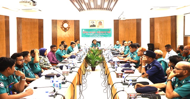 বিএমপি'র মাসিক অপরাধ পর্যালোচনা সভা অনুষ্ঠিত
