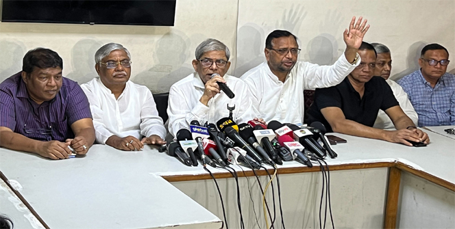 ২৮ অক্টোবরের মহাসমাবেশ ঘিরে সরকার উসকানি দিচ্ছে: ফখরুল