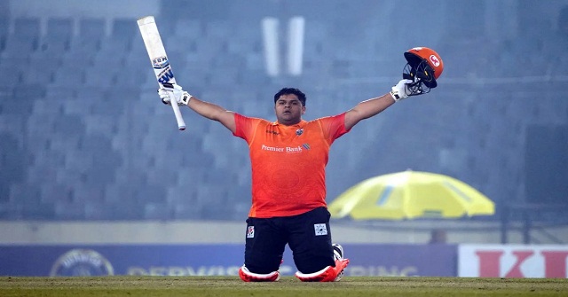 বিপিএলের প্রথম সেঞ্চুরি আজম খানের