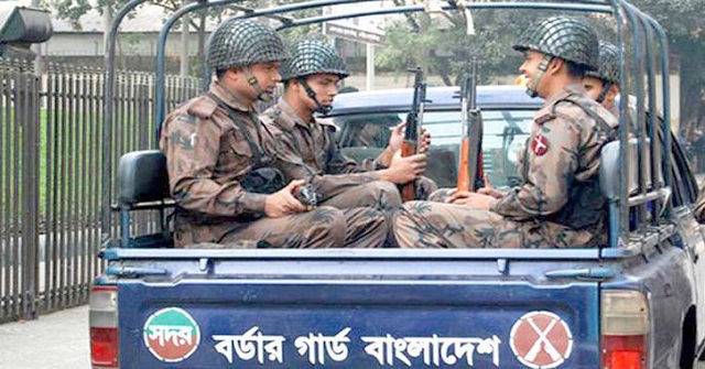 বরিশালে দুই প্লাটুন বিজিবি মোতায়েন