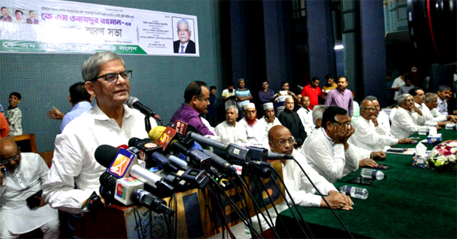 গোটা দেশ আজ কারাগারে পরিণত হয়েছে:  ফখরুল
