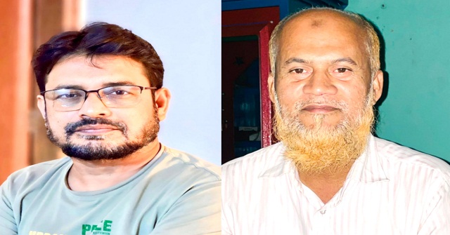 বাউফল প্রেসক্লাবের সভাপতি কামরুজ্জামান ও সম্পাদক তোফাজ্জেল