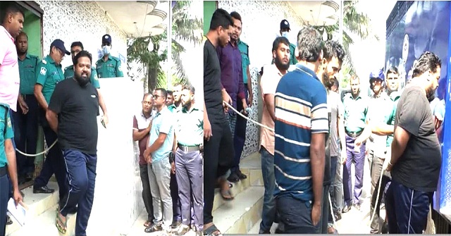 বরিশালে ছাত্রলীগ নেতাসহ ১৩ জন কারাগারে