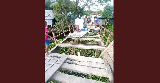 আমতলী হলদিয়ায় ঝুকিপূর্ণ ১৯ আয়রন ব্রিজ