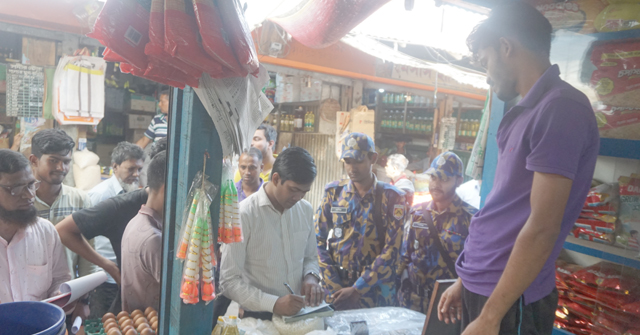 উজিরপুরে পাঁচ ব্যবসা প্রতিষ্ঠানকে জরিমানা