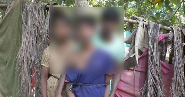 চুরির অভিযোগে তিন কিশোরকে গাছে বেঁধে নির্যাতন