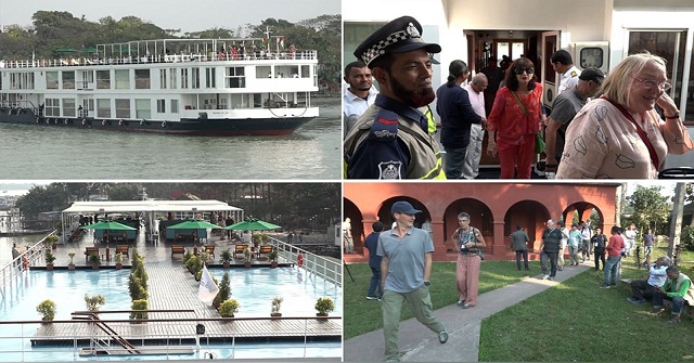 ‘গঙ্গা বিলাসের’ পর্যটকদের বাংলাদেশের সৌন্দর্যের প্রশংসা