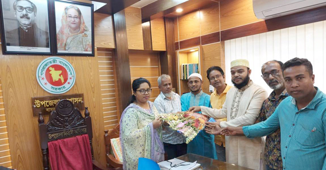 বামনায় সাংবাদিকদের সাথে নবাগত ইউএনও’র মতবিনিময় 