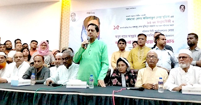  জঞ্জালের শহরকে শান্তির বরিশাল হিসেবে গড়তে চাই : মেয়র খোকন সেরনিয়াবাত 