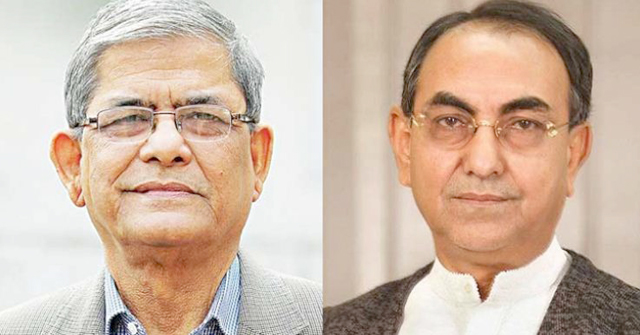 মির্জা ফখরুল ও মির্জা আব্বাস গ্রেফতার