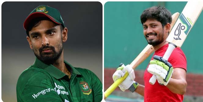 এশিয়া কাপ থেকে ছিটকে গেলেন লিটন, ফেরানো হলো বিজয়কে 