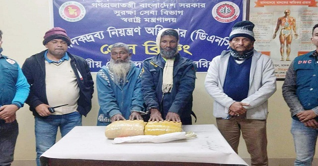 বরিশালে গাঁজাসহ দুই মাদক ব্যবসায়ী গ্রেফতার