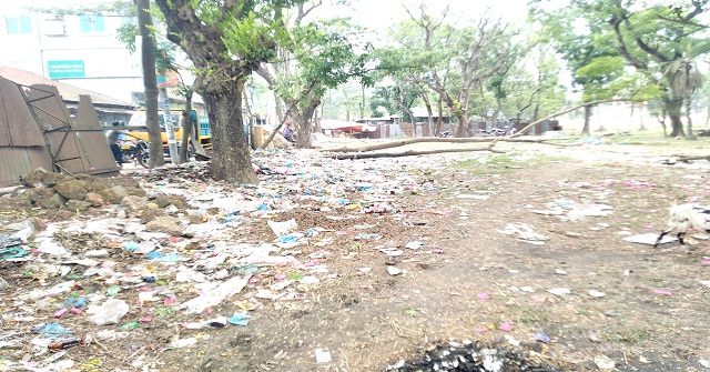  ময়লা আবর্জনার দুর্গন্ধে অতিষ্ট কলাপাড়া পৌরবাসী 