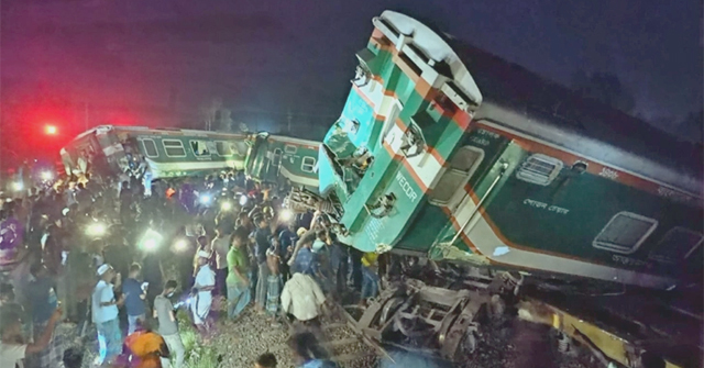 কুমিল্লায় মর্মান্তিক ট্রেন দুর্ঘটনা, আহত ৪০