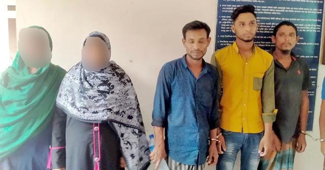 মঠবাড়িয়ায় স্কুল ছাত্রীকে ধর্ষণ, গ্রেপ্তার ৫