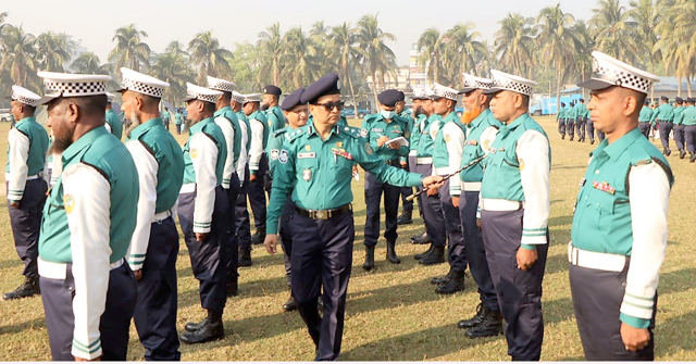 বিএমপি'র মাস্টার প্যারেড অনুষ্ঠিত