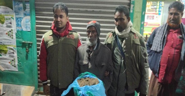 পাথরঘাটায় গাঁজাসহ ১ ব্যাক্তি আটক
