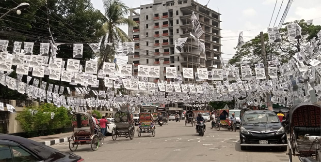 নির্বাচনী পোস্টারের ১৪ মণ পলিথিন যাবে কোথায় 