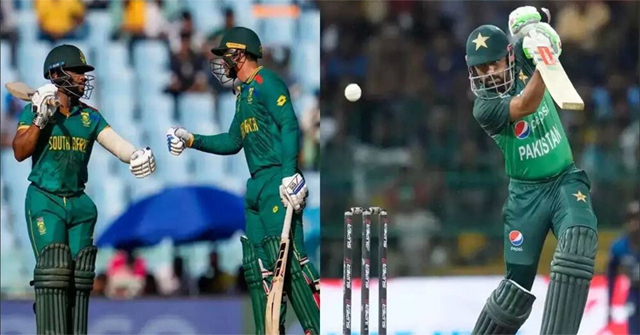 দক্ষিণ আফ্রিকার বিপক্ষে  টস জিতে ব্যাটিংয়ে পাকিস্তান