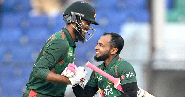 তানজিদের ফিফটির পর রিশাদ ঝড়ে সিরিজ বাংলাদেশের