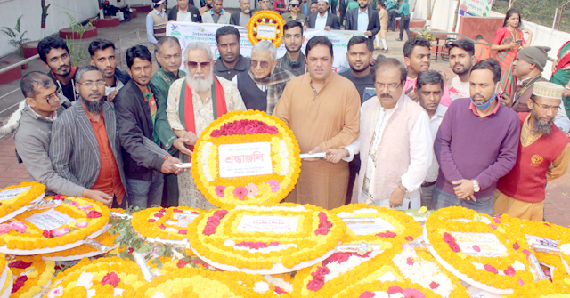 বরিশাল প্রেসক্লাবের উদ্যোগে বিজয় দিবস পালিত 