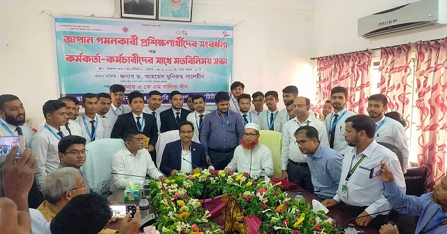 চাঁপাইনবাবগঞ্জে ৩০ জন জাপান গমণকারীদের সংবর্ধনা