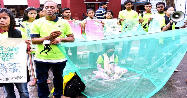 বরিশালে ডেঙ্গু জনসচেতনতা সৃষ্টিতে প্রচারণা