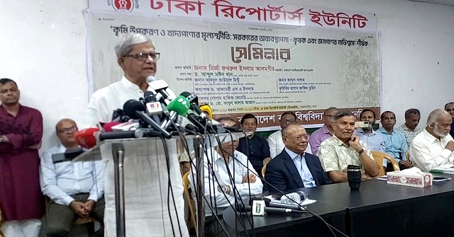 সরকার পতনে আর কয়েকটা দিন আছে : মির্জা ফখরুল