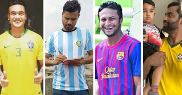 ফুটবল বিশ্বকাপে ক্রিকেটাররা কে কোন দলের সমর্থক?