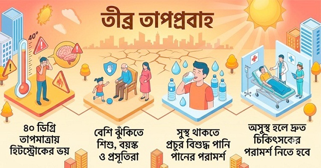  অসহ্য গরমে ঝুঁকিতে শিশু-বয়স্করা, জরুরি সতর্কতা
