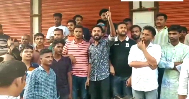 ভোলার দৌলতখানে ছাত্রদলের বিজয় মিছিল