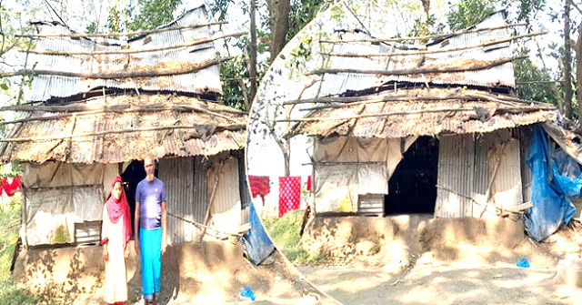 ভাঙা ঘরে মানবেতর জীবন, পায়নি সরকারি সুবিধা