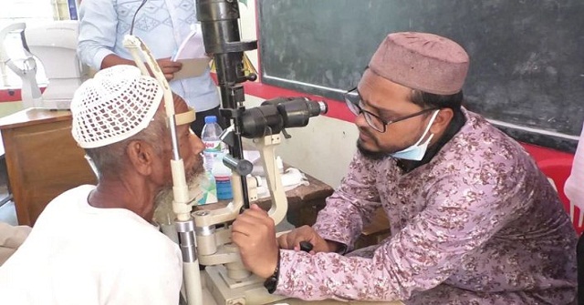 ভোলায় ফ্রি মেডিকেল ক্যাম্প অনুষ্ঠিত