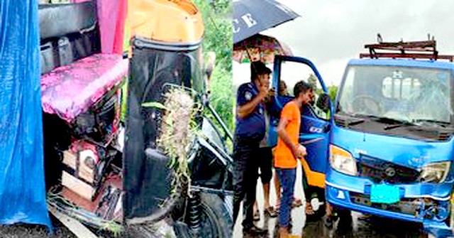 আমতলীতে পিকআপ-মাহিন্দ্রার সংঘর্ষে যুবক নিহত