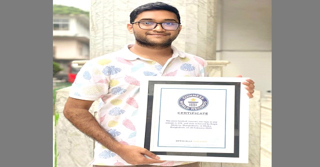 নলছিটির সন্তান রাগীব শাহরিয়ারের গিনেস ওয়ার্ল্ড রেকর্ড