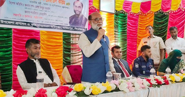 বঙ্গবন্ধু ছিলেন একজন  কৃষক বান্ধব নেতা: প্রাণিসম্পদ মন্ত্রী