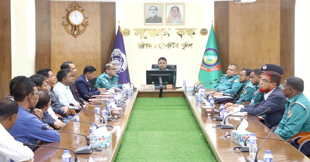 বিএমপি’র চলমান উন্নয়ন প্রকল্পের অগ্রগতি পর্যালোচনা সভা 