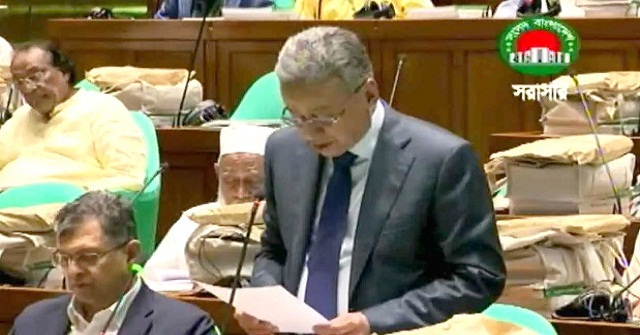 দেশের ৫৫তম বাজেট উপস্থাপন করছেন অর্থমন্ত্রী