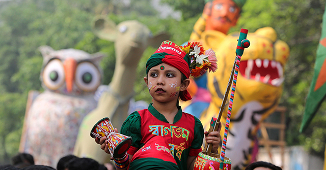 বরিশালে নানা ‍আয়োজনে পহেলা বৈশাখ উদযাপন 