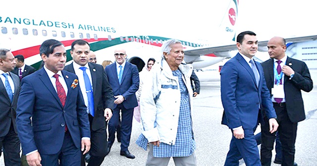 আজারবাইজান পৌঁছেছেন প্রধান উপদেষ্টা